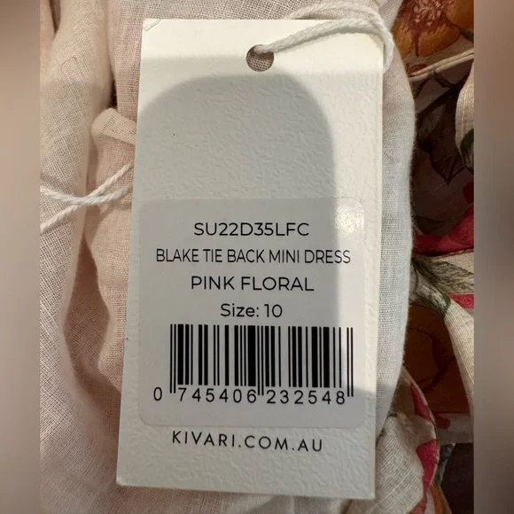 Kivari Floral Mini Dress - Pink and Orange - Picture 9 of 15